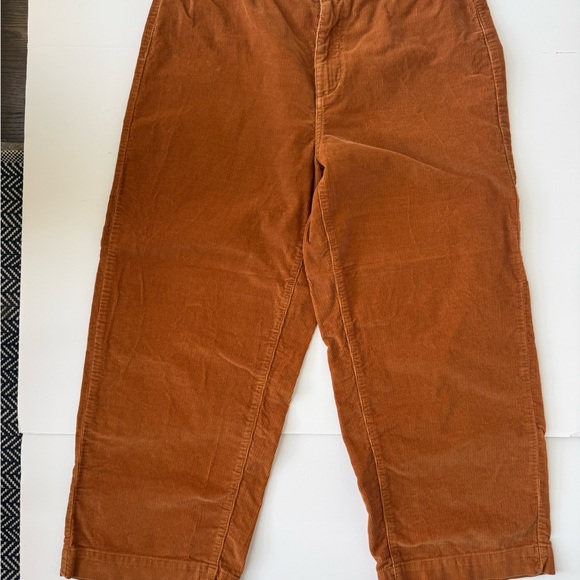 Everlane Sailor Corduroy Pants Womens 16 Toasted Coconut Wide Leg - Picture 4 of 7